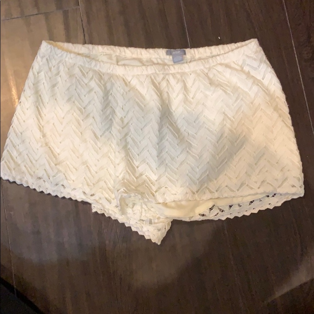 Soft cream aerie beach shorts